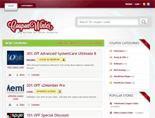 Tablet Screenshot of couponwinter.com